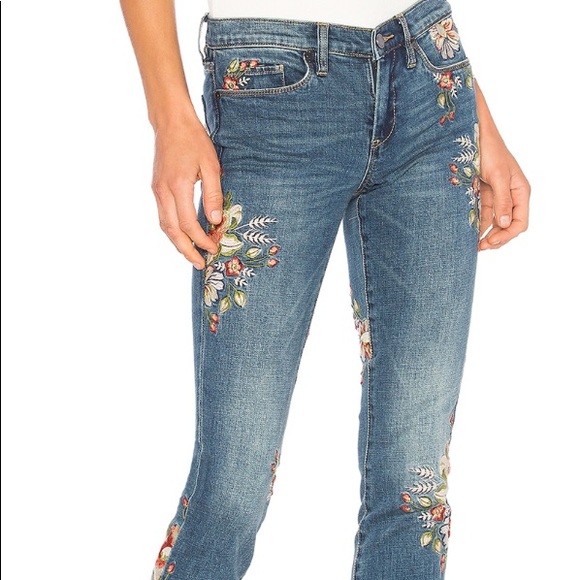 blanknyc embroidered jeans